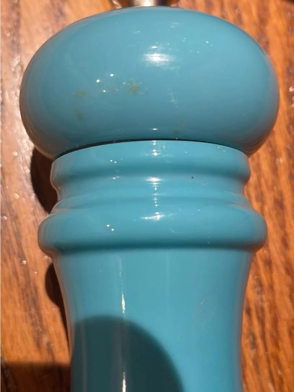 Turquoise Ceramic Decorative Accent Pepper Mill Le Creuset 8-inch